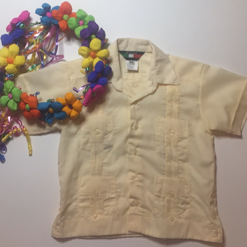 Genuine Guayabera - For Toddler Made in Mexico